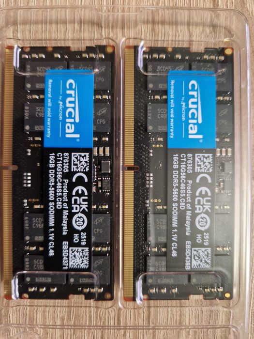 Crucial 32GB(16GB×2) DDR5 SO-DIMM メモリー Crucial DDR5 - Kit - 32 GB: 2 x 16 GB - SO DIMM 262 PIN : Amazon