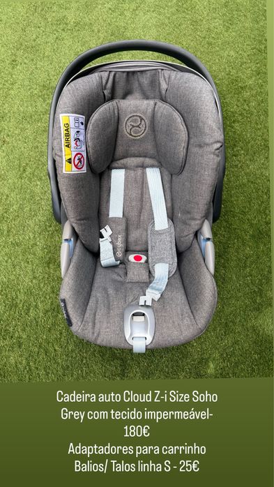 Babycoque cybex Cadeira Auto Cloud Z i-Size (Soho Grey)