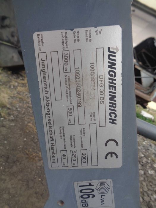Kabina rama ochronna klatka bezpieczeństwa wózek widłowy Boss / Still / Jungheinrich
