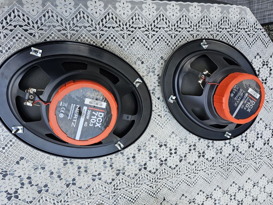 2x GŁOŚNIKI Samochodowe HERTZ DCX 710.3 7x10 300W 93dB System 3-Drożny cena za komplet