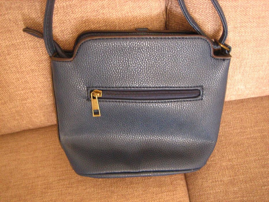 Mala à tiracolo azul