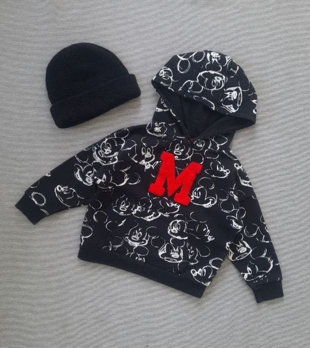 Свитшот (толстовка) с Микки + шапочка леон