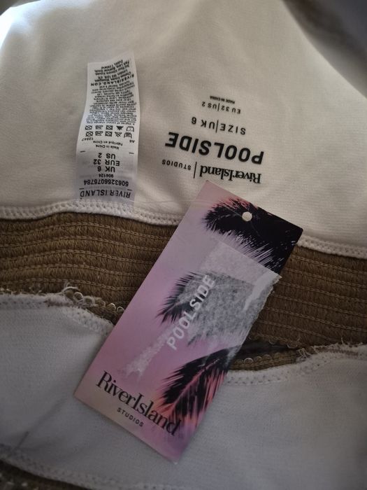 Strój kąpielowy jednoczęściowy XXS River Island