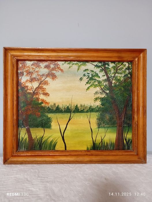 Картина масло.Винтаж