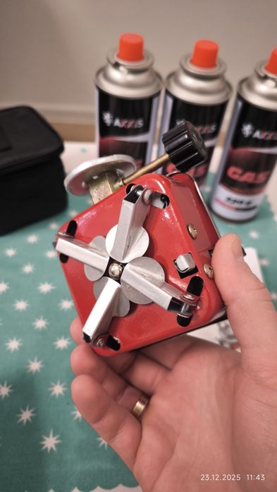 Портативна газова плитка Intertool