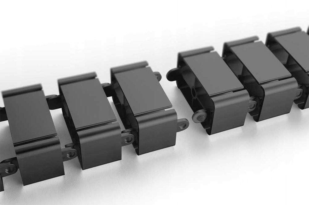 Modułowy organizer do kabli komputerowych "kręgosłup" 120 cm