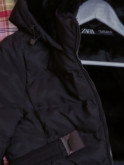 ZARA, Анорак, осінньо-зимова куртка, захист від води та вітру з ремнем