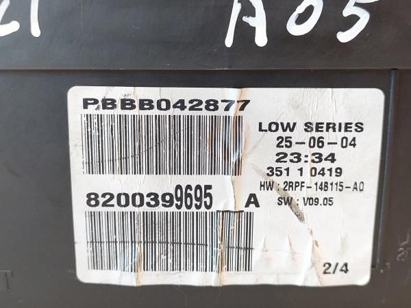 Quadrante / painel de instrumentos RENAULT Megane II (BM0/1_, CM0/1_)