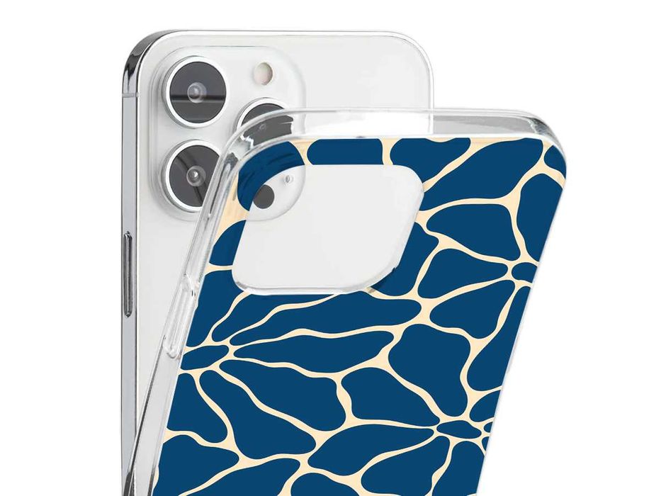 Capa silicone Flores Azuis Matisse para telemóveis Oppo