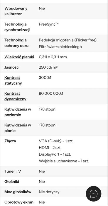 Monitor uzywany w bardzo dobrym stanie
