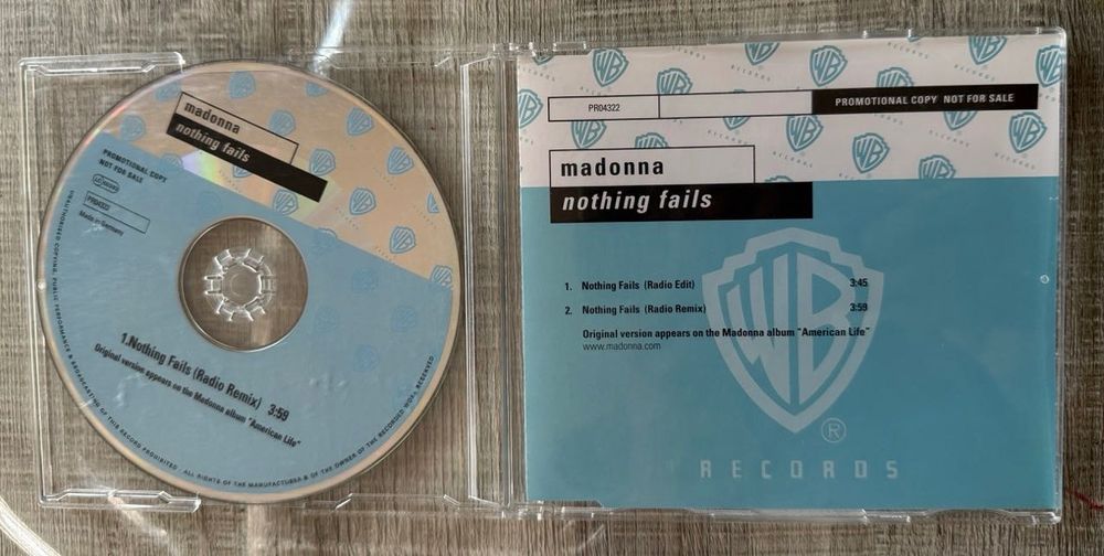 Madonna CD Single Promo
