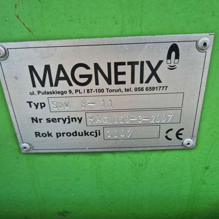 Taśmociąg Separator Magnetyczny Elektromagnes Podajnik Taśmowy Elektromagnetyczny