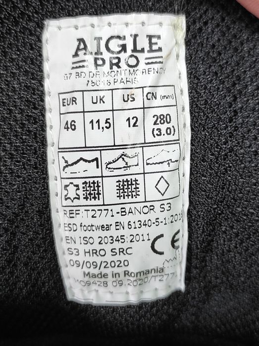 46 Aigle Pro оригінальні чоловічі трекінгові, тактичні ботинки