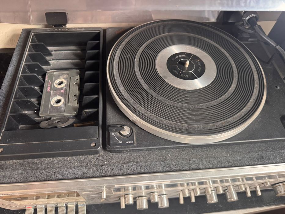 sistema de som vintage 3-em-1
