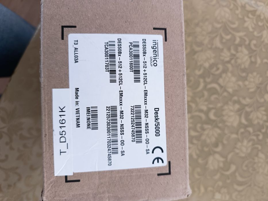 Terminal pagamento novo