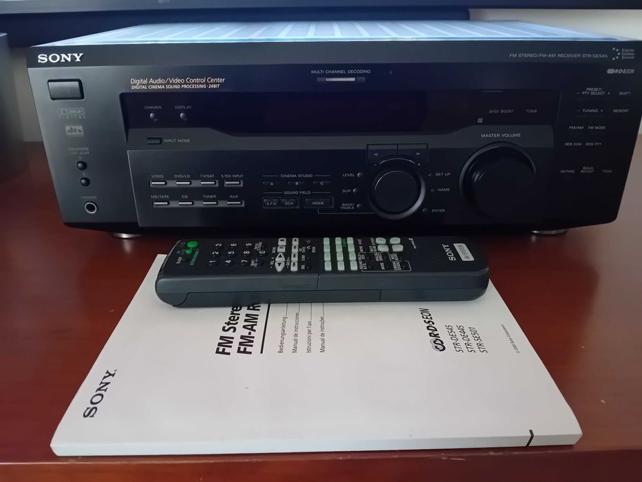 Amplificador Sony + Subwoofer Ativo Sony 150W + 6 colunas 140W cada