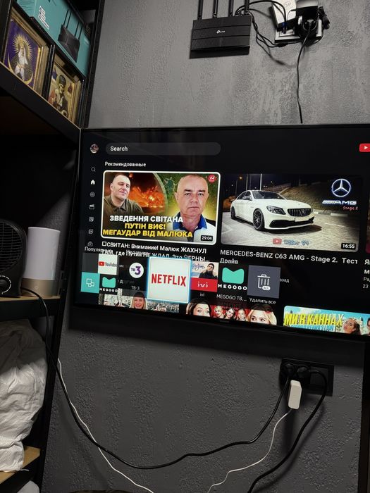 Samsung 48 smart телевизор youtube,netflix,megogo