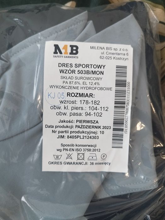 Dres wojskowy. Oryginał MON