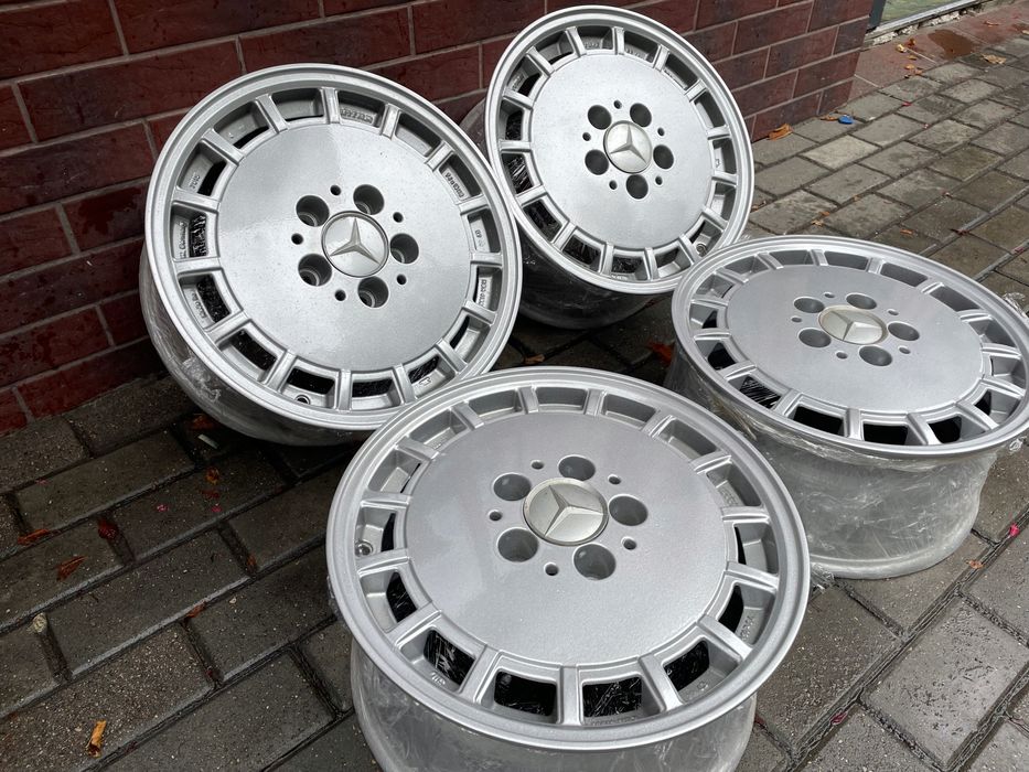 alu felgi mercedes 15 gullideckel 7j et44 w124 oryginał