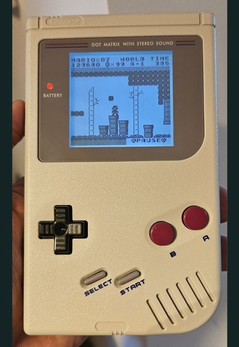GB  DMG-01 IPS 2,5" + Flash kartridż 8GB | Retro