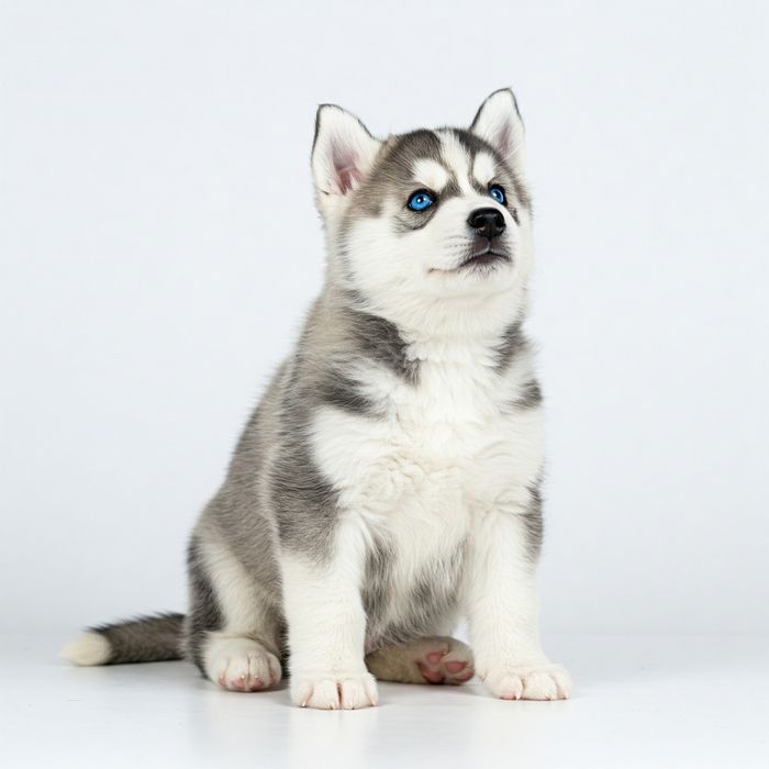 Маю цікаву дівчинку  та хлопчика хаскі