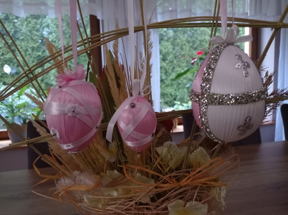 Pisanki hand made wstążka