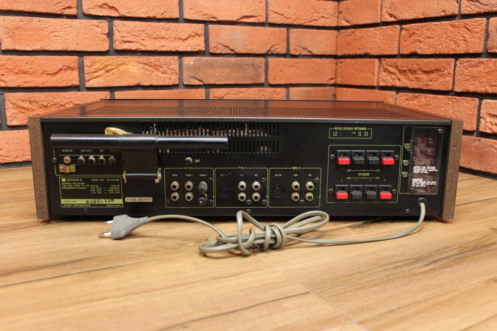 ‼️ Amplituner stereo Sharp Optonica SA-2121 Japan Vintage ‼️