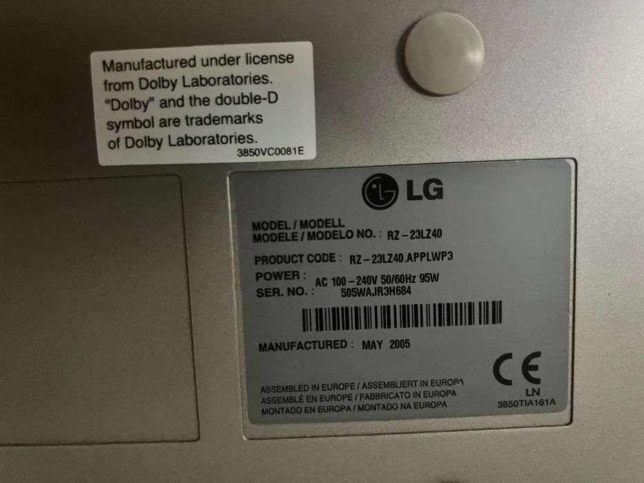 Tv LG Flatron antiga mas a funcionar