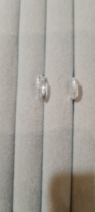 Kolczyki srebrne dla dziewczynki