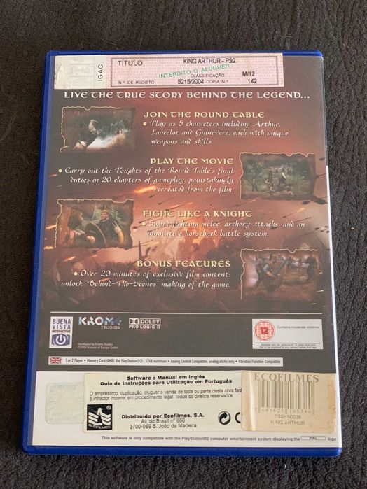 King Arthur - Jogo PS2
