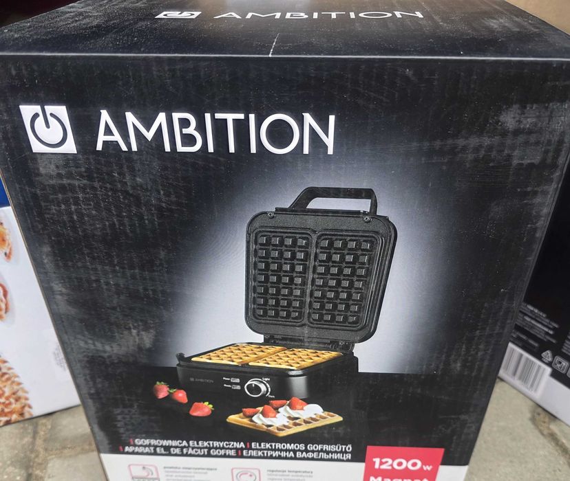 Gofrownica Magnat 2 gofry AMBITION ELECTRO 1200W 69688