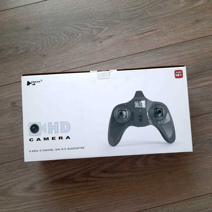 Б/у мини квадрокоптер Hubsan X4 Н107С с HD камерой, батарею заменить