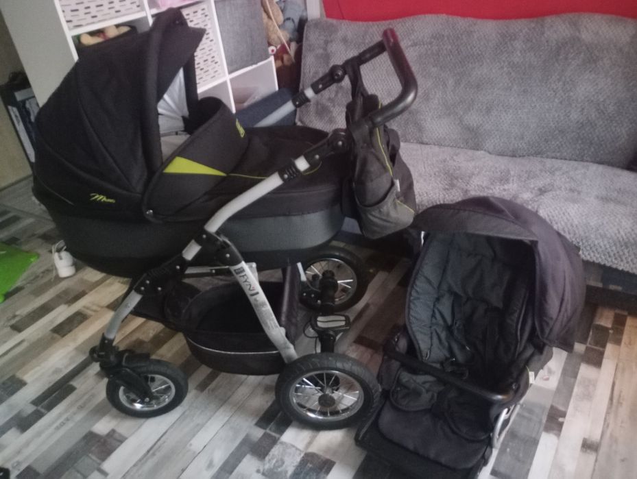 Wózek 2w1 głęboki gondola spacerówka