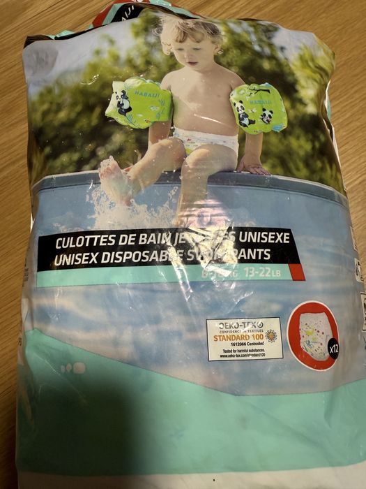 Pieluszki kąpielowe, jednorazowe dla malucha Nabaiji 10-15 kg