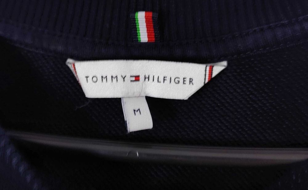 Damska Bluza Crewneck Logo Granatowa Tommy Hilfiger |R. M