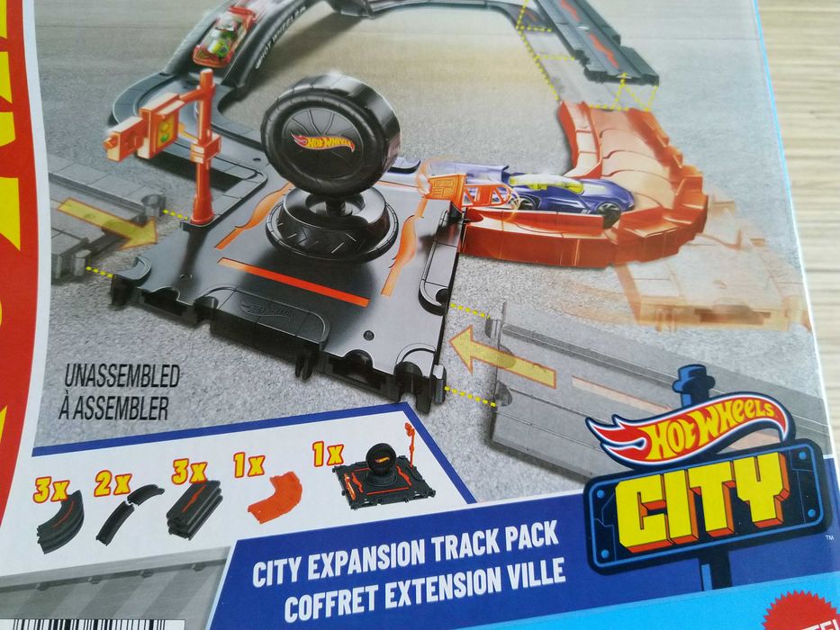 NOWY HW Tory Zestaw Do Rozbudowy Hot Wheels + Autko MATTEL