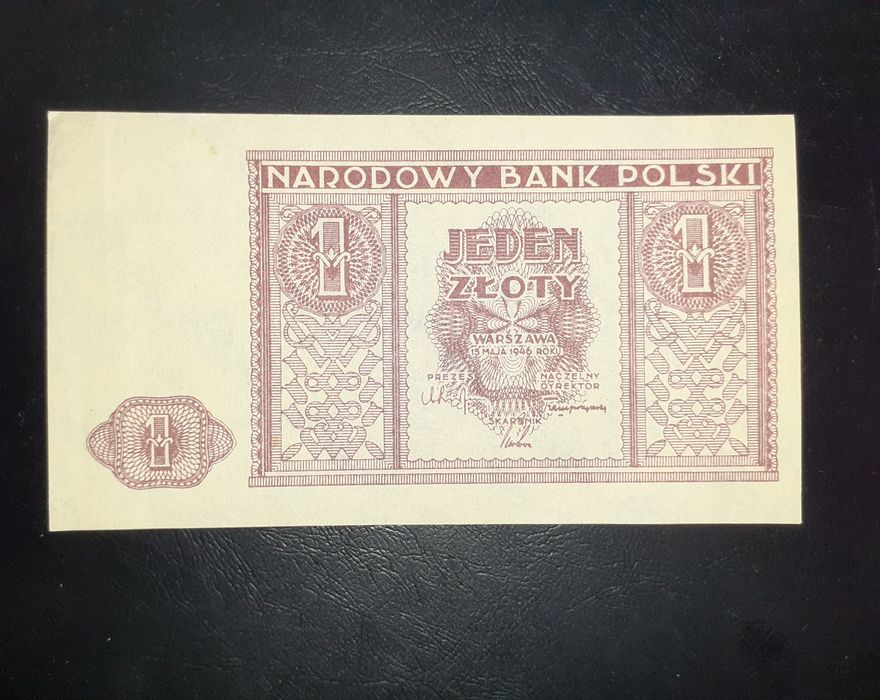 Banknot 1 złotych z 1946 roku