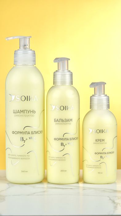 Новинка від Soika - формула блиску. Сойка серія реконструктор та блиск