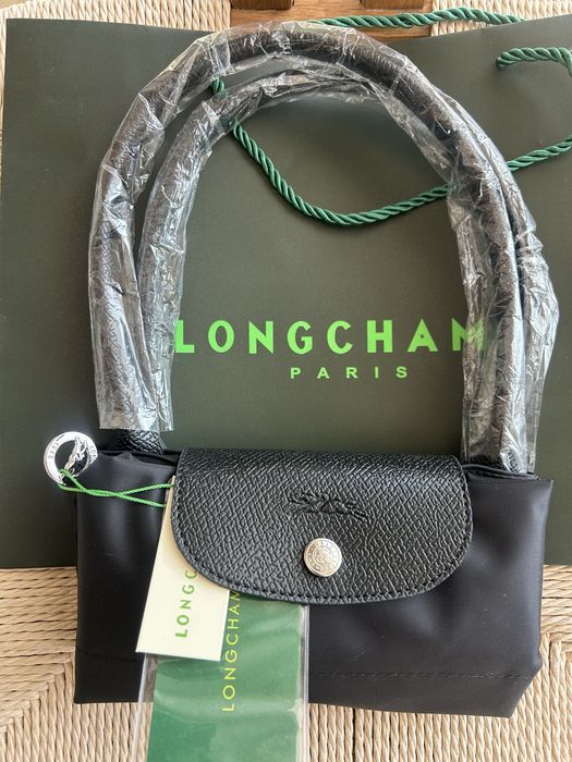 Torebka Longchamp cała czarna M