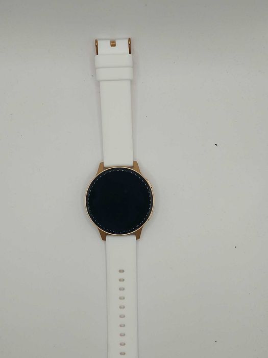 Smartwatch i179 złoty z białym paskiem – nowy, z pudełkiem
