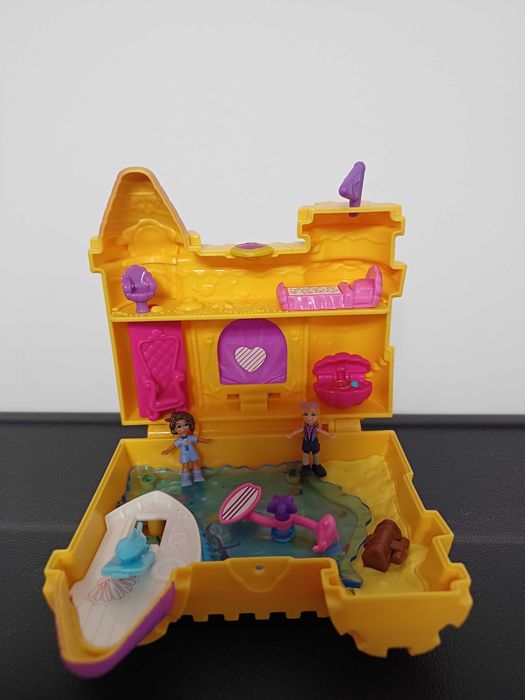 Ігровий набір Polly Pocket Пісочний замок та Polly Pocket Pet Connects Owl Compact