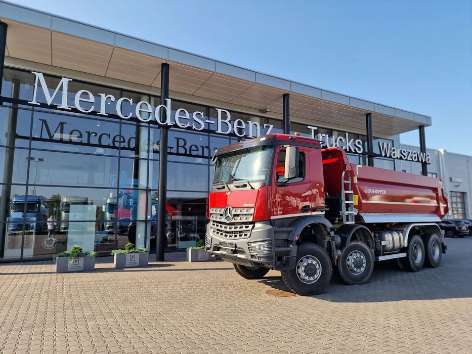 Mercedes-Benz Arocs 4148 AK 8x8 wywrotka tylnozsyp rynna KHKIPPER MEILLER  /2026/480 KM/manual/Protection Pack/koguty/KH-Kipper tylnozsyp