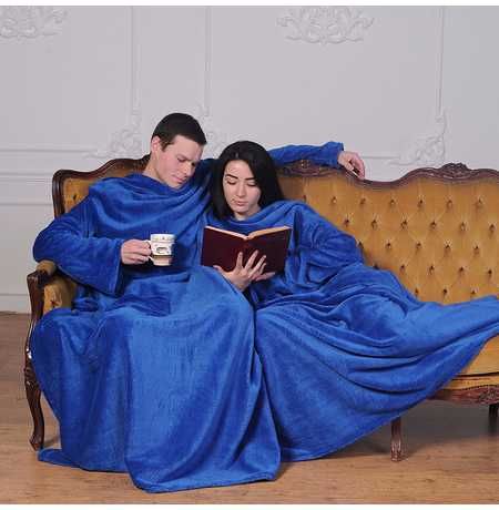 Одеяло-плед с рукавами Snuggle (Снагги) теплый рукоплед плед-халат 2