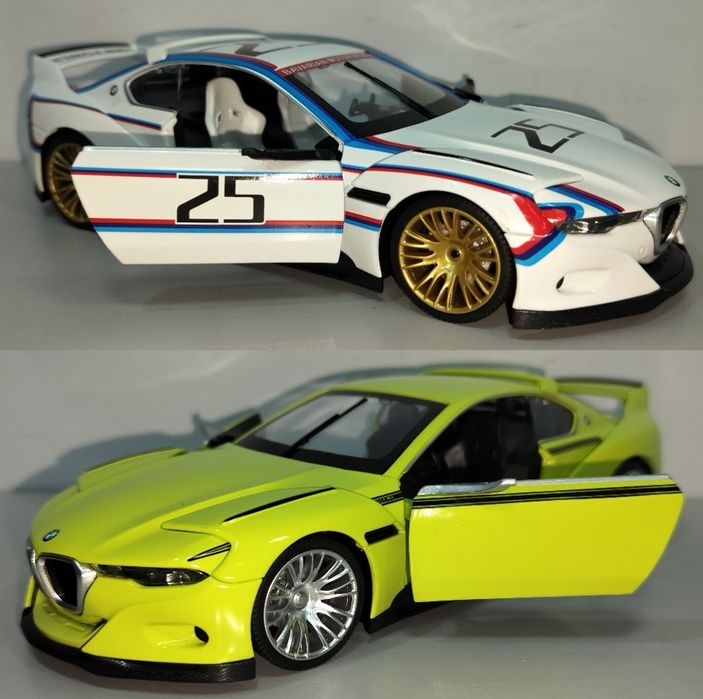 BMW 3.0 CSL Hommage R модель 1:24 ТМ Автопром MSZ Металл Звук Свет