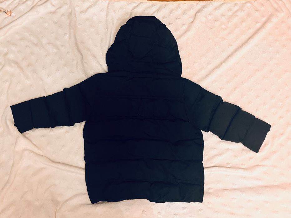 Kurtka zara dziewczynka chlopiec 116 6 lat puchowa czarna