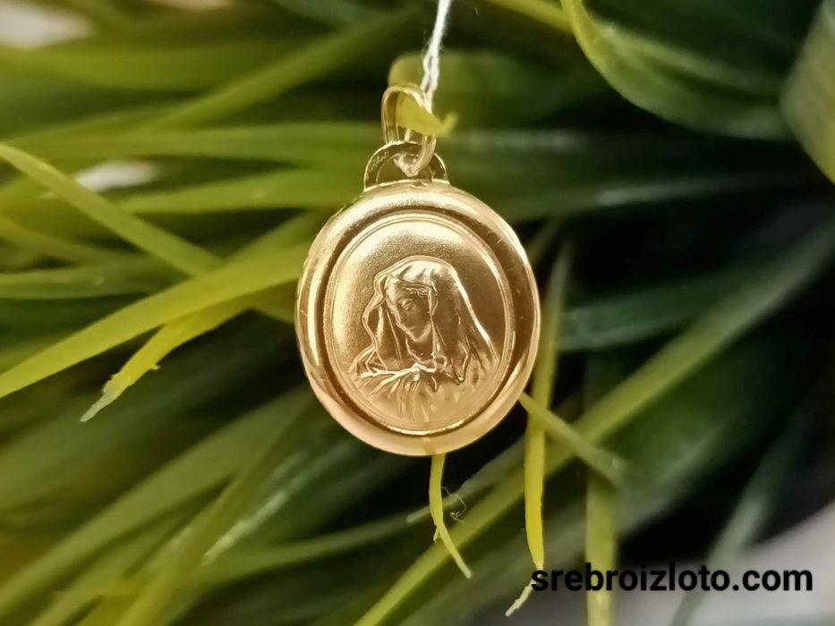 Medalik złoty próba 585