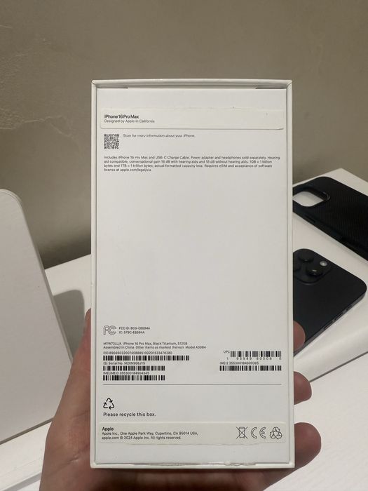Iphone 16 pro max, 512 gb, 94% 536циклів