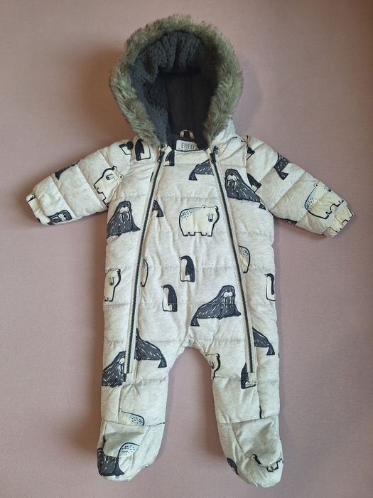 Kombinezon zimowy unisex F&F 3-6m 68 cm