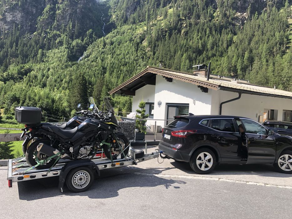 Przyczepka motocyklowa/Wynajem wypożyczalnia