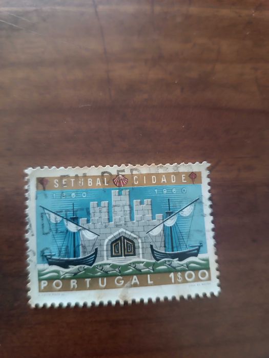 Selo português 1961 Setúbal